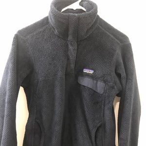 Navy Patagonia Re-Tool Snap-T Fleece Pullover
